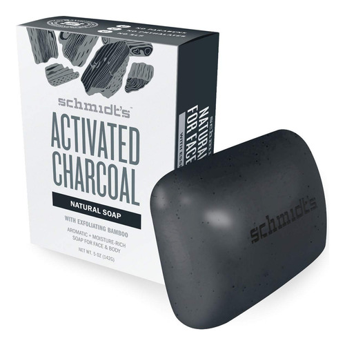 Schmidt - Juego De Jabon Macho De Carbon Activado De 0.04 oz