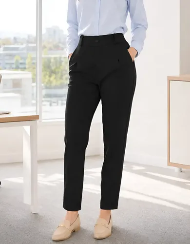 Calça Feminina De Alfaiataria Escritório Casual Dia A Dia