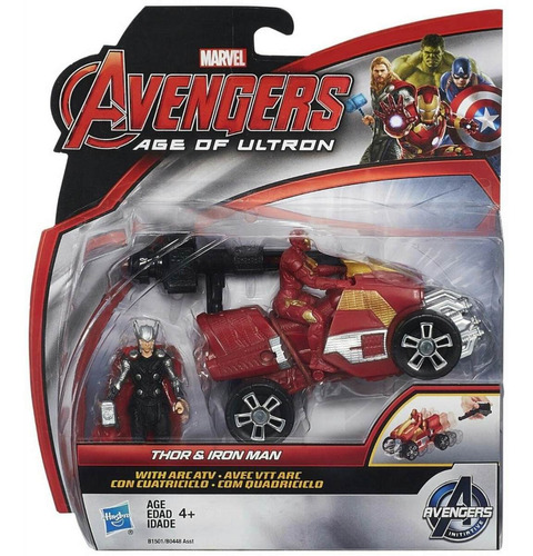 Auto Moto Avengers Thor Y Iron Man Series Retro Colecc Rdf1