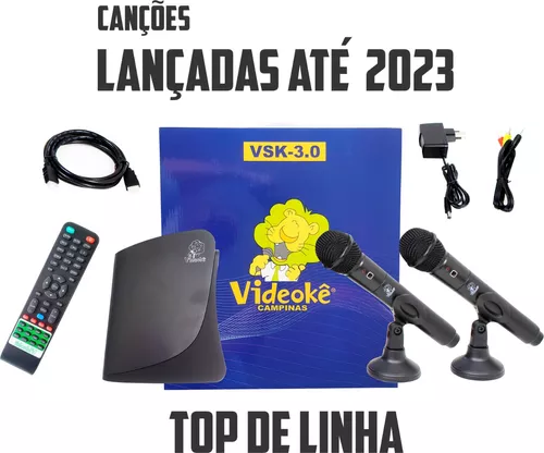 LISTA DE MÚSICAS CARTUCHO Nº 001 - VIDEO KARAOKE NOTA 10