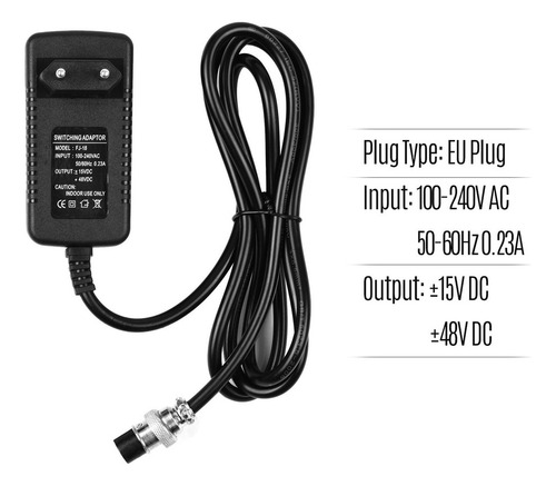 F Adaptador De Fuente D/alimentación D/mezcladora Ca 15v