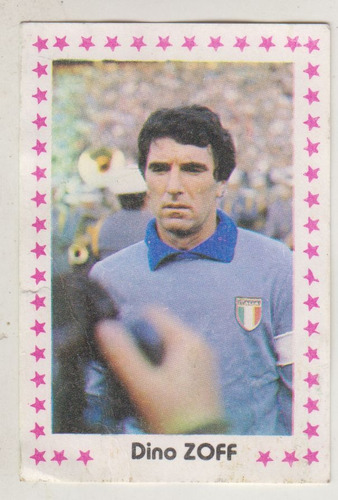 1982 Dino Zoff Idolo Futbol Italia Tarjeta Unica De Uruguay