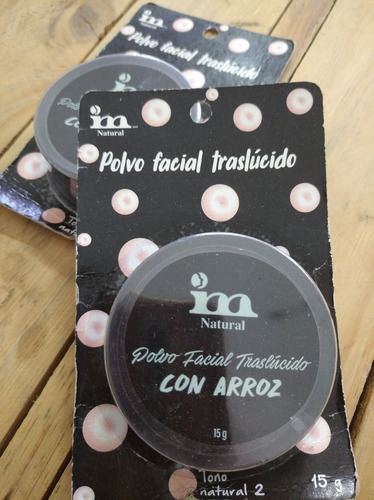 Polvo Facial Translucido Con Arroz Marca Natural