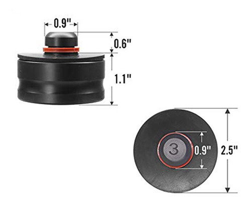 Black Jack Lift Point Pad Adaptador Jack Pad Ferramenta Chas