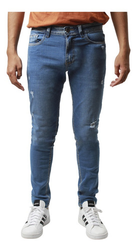 Pantalón Jeans Clásico Para Hombre