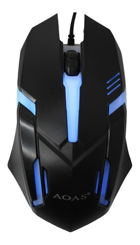 Imagen 2 de 2 de Mouse de juego Aoas V02 negro