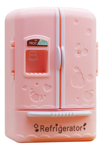 Refrigerador De Nevera En Miniatura 1:12 De Juguete Para Mue