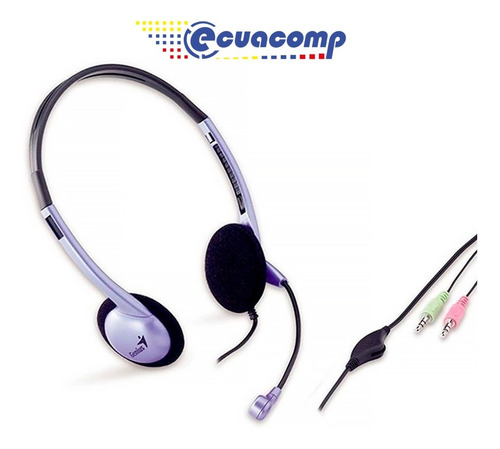 Audífonos Hs-02b Genius Nuevos Con Microfono Incluido