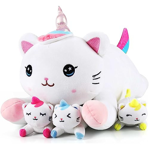 Juguetes De Peluche Unicornio Gato, 18 Pulgadas, Mamá ...