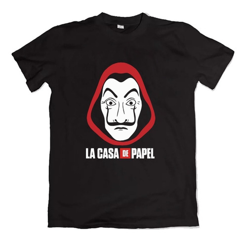 Remera La Casa De Papel Revolucion Mascara Atraco Netflix