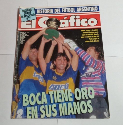 El Grafico 3721. Boca 2 River 1, Boca Campeon 1991