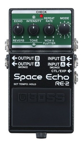Re-2 Boss Pedal Compacto Space Echo