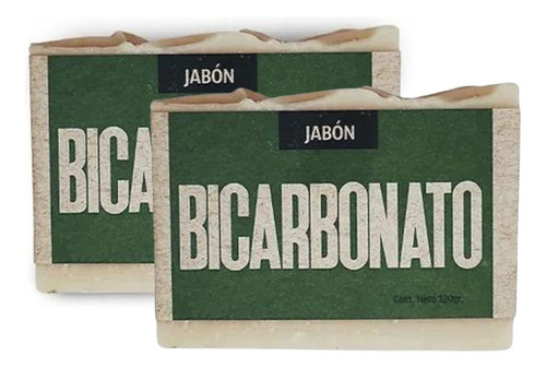 Jabón Bicarbonato 2 De 120g Volviendo Al Origen Artesanal