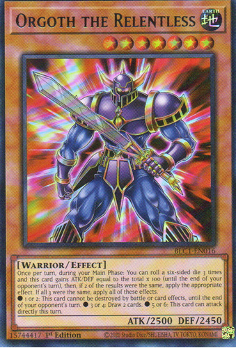 Orgoth The Relentless (silver) Carta Yugi Blc1-en016 Ultra