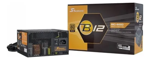 comprar Fuente de poder para PC Seasonic B12 BC 850W negra 127V