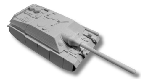 Tanque Alemán Jagdpanzer Iv 4, Escala 1/72, Color Blanco