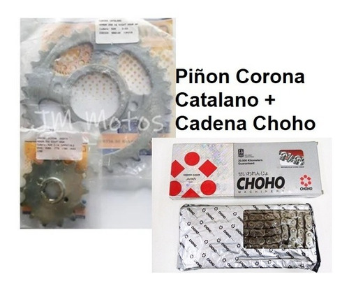 Piñon Corona Cadena Nighthawk Mondial Hd 250 254 Indiana 