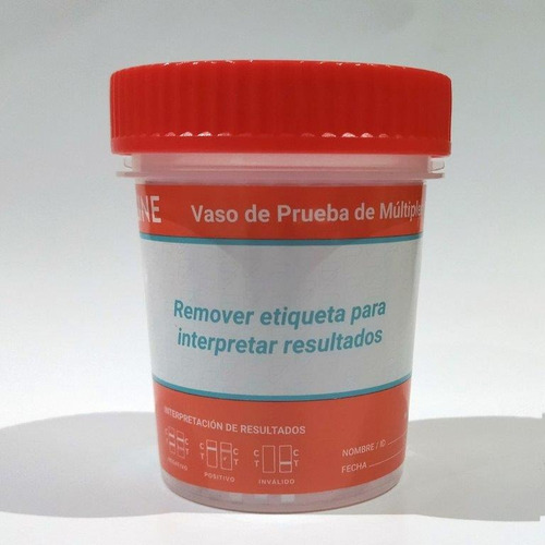 100 Vaso Antidoping En Orina 5 Parámetros