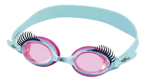 Óculos Para Natação Speedo Charming Infantil Cor Aquamarine/ Rosa Tamanho UN
