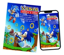 Comprar Kit Imprimible Sonic 100% Editable Candy Bar Banderines