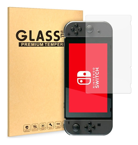 Imagen 2 de 2 de Mica Lamina Protectora Vidrio Nintendo Swtich Oled