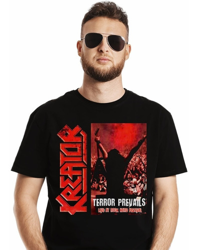 Polera Kreator Terror Prevails Live At Hard Rock Festival Me