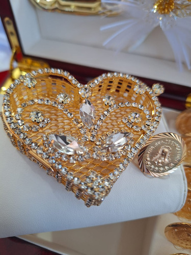 Arras Matrimoniales Elegantes Con Estuche Fino 13 Monedas