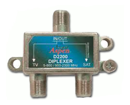 Diplexer Combinador Separador Uhf Cabletv / Satelite Fta