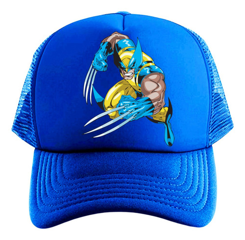 Gorra Trucker Wolverine Series Geeks Blue X-men