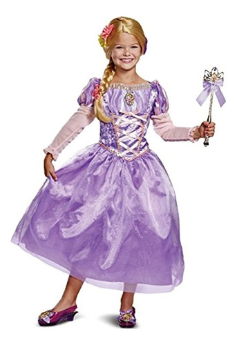 Disfraz De Rapunzel De Lujo Para Niños