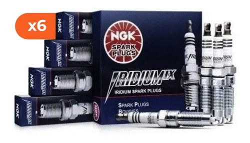 Bujía Iridium Grado 8 Bkr8eix Ngk X 6 Unidades