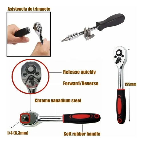 Juego De Herramientas Manuales Para Mecánicos, Juego De Dado