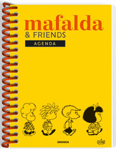 Libro Mafalda & Friends Amarilla Build Youy Agenda Anillada