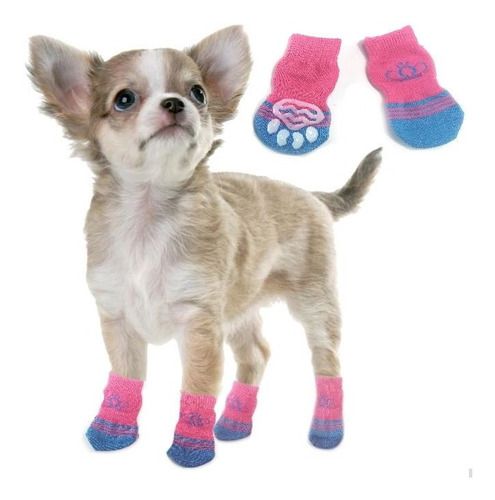 Medias Para Perros Con Antideslizante Talla M X1 Envio Ya