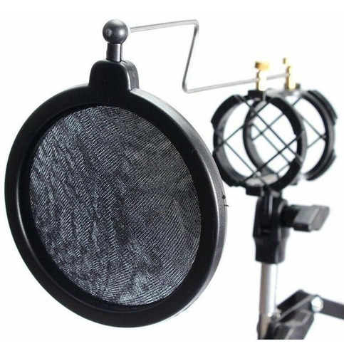 Soporte Para Microfono Brazo Filtro Pop Soporte Celular Mesa