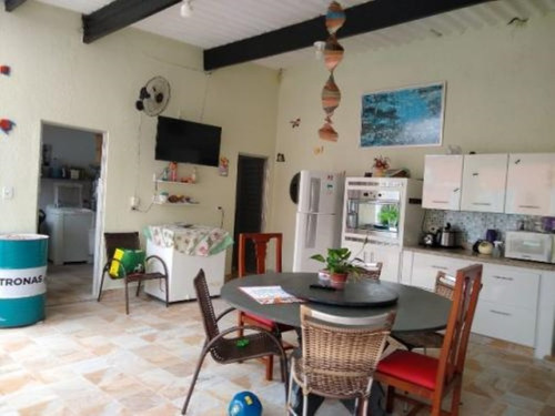 Imagem 7 de 11 de Linda Casa À Venda Com Piscina, Churrasqueira E Localizada À 450m Do Mar Em Itanhaém, Litoral Sul De Sp.