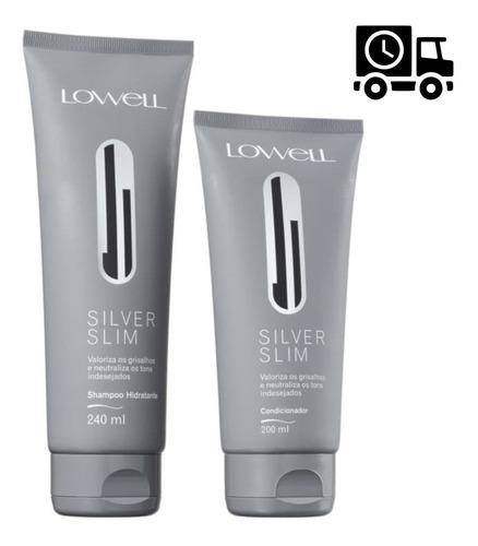 Lowell Silver Slim Kit Shampoo Condicionador Hoje