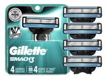 Comprar Cartuchos Repuestos Gillette Mach3 Pack 4 Unidades Original