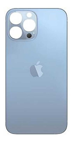 Tapa Cristal Trasero Apple iPhone 13 Pro Max Azul Sierra