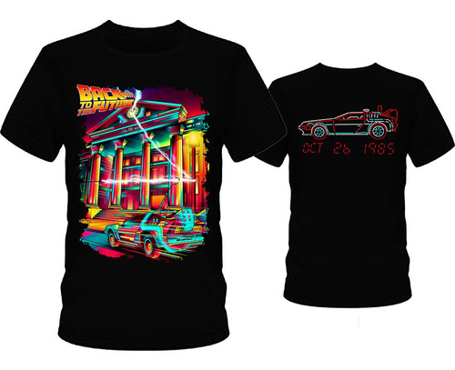 Remera Dtg - Back To The Future 10 - Doble Estampa