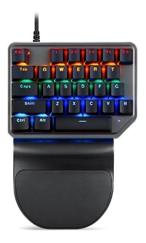 Teclado Gamer Motospeed K27 Gamepad Switch Vermelho Rainbow