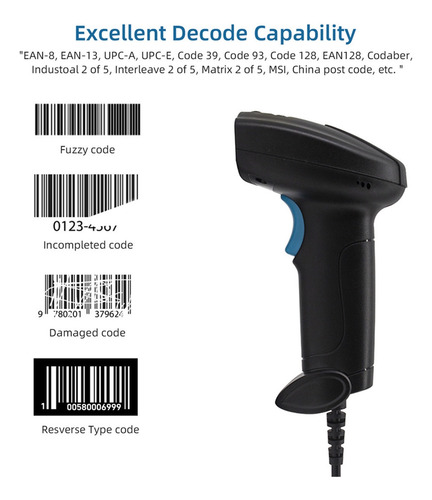 1x Scanner De Folha Usb Para Windows/android/varejo E