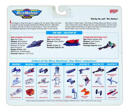 Star Wars Micro Machines Fleet Collection 7 1st Edition