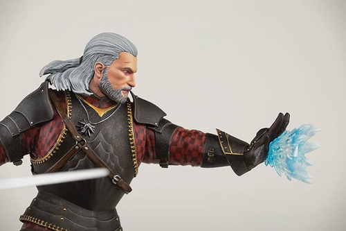 Estátua Geralt Toussaint Tourney Armor Witcher 3 Dark Horse