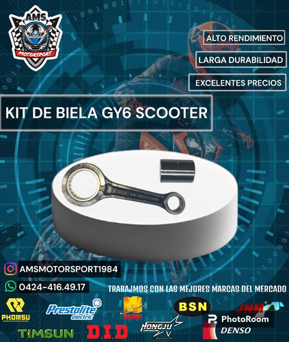 Kit De Biela Gy6 Scooter 