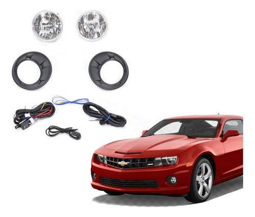 Faros De Niebla Camaro 10-13 Kit C/cables Y Switch Universal