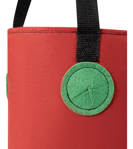Bolso De Plantador Colgante Bolsas De De Fresa Rojo