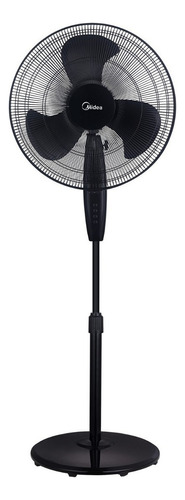 Ventilador De Pie Midea 18¨ Negro. Cantidad de aspas 3 Color de la estructura Negro Color de las aspas Negro Diámetro 45 cm Frecuencia 50 Material de las aspas Plástico