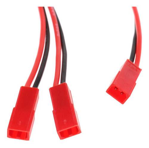 2x Rc Lipo Cable Y 1:2 Y Divisor 20awg Jst Conector