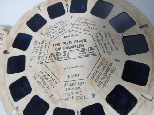 7k View Master 3 Discos Cuentos 1966